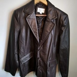 Women's XL New Brown Lamb Skin Jacket